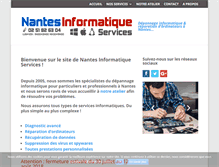 Tablet Screenshot of nantes-informatique.com